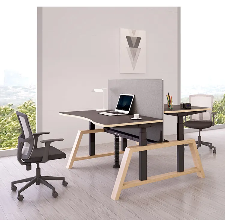 Thép có thể điều chỉnh chiều cao bàn đứng lên ergonomic nâng bàn chân đồ nội thất văn phòng bàn làm việc