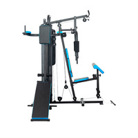 Equipo de Entrenamiento Multifuncional Vertical para Interiores, para Tres Personas, de Uso Comercial y Doméstico, para Ejercicios de Cuerpo Completo