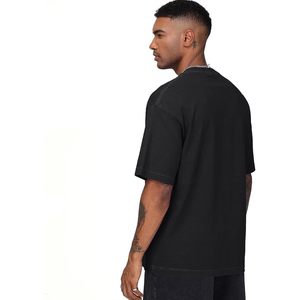 T-shirt ample et ample à manches courtes pour homme, streetwear vintage, coton ample, 220g, manches courtes - Product Image 2