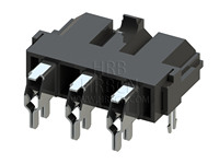 Tête de coté verticale et simple, 2 Circuits, 10.00mm
