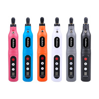 Mini-meuleuse sans fil 3,7 V 2000 mAh à 5 vitesses variables, ensemble d'outils rotatifs, batterie rechargeable, kit d'accessoires 42 pièces, disques de ponçage
