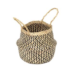 Best Seller Natural Seagrass Woven <b>Wicker</b> <b>Storage</b> <b>Basket</b> Handmade With Handles High Quality From Vietnam Wholesale - Product Image 4