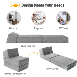 Divano Componibile Modulare Personalizzato in Schiuma Morbida Compressa per Soggiorno, Camera da Letto e Sala Giochi - Product Image 6