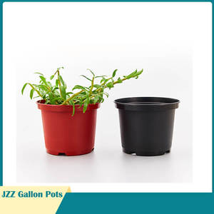 Pot en plastique de 1, 2, 3, 5, 7, 10, 15 gallons, pot de jardinage en plastique noir, pots de pépinière - Product Image 4