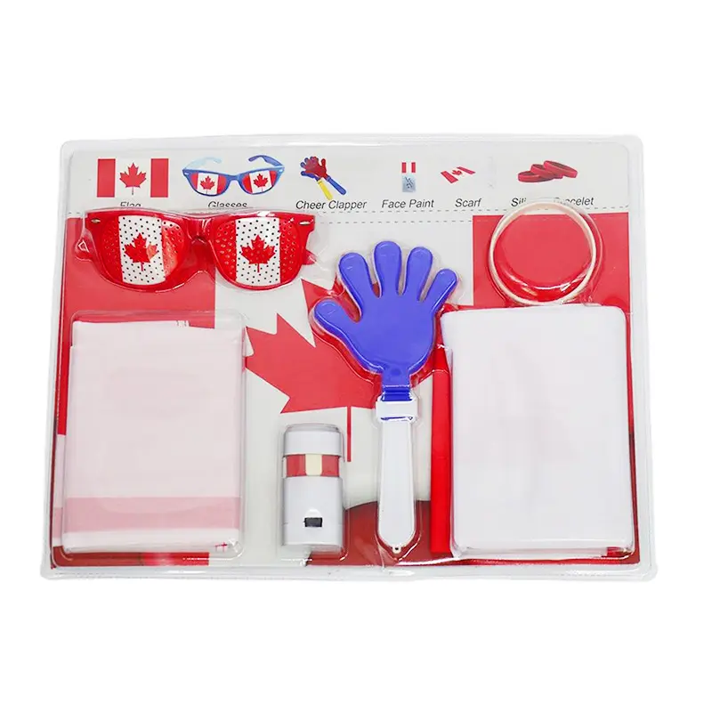 Wholesale 2023 soccer fan cheering Canada supporter products kit sets football cup set package