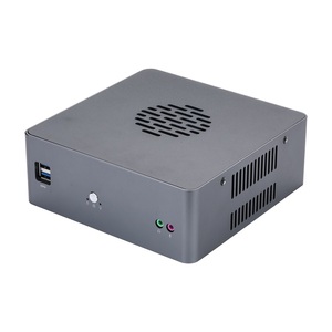 Mini PC industriel Q70600P Barebone LGA1151 6e-9e génération, double LAN I210, 4x COM, 8x USB, 2x DDR4, 2x HD NVME, refroidissement actif - Product Image 4