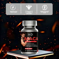 Compléments alimentaires à base de plantes Natural Power Plus Energy Strong Shilajit Ashwagandha Extract Black Maca Root Capsules pour hommes