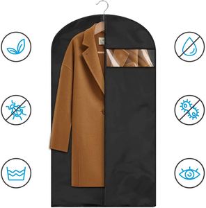 Bolsa Protectora de Polvo con Cremallera, Ecológica, Reutilizable, con Logotipo Personalizado, para Ropa, Abrigos, Vestidos de Novia, Funda Protectora de Trajes - Product Image 6