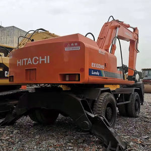 A Used Second-hand Excavator <b>Earth</b>-<b>moving</b> <b>Machinery</b> HITACHI EX160WD for Sale - Product Image 1