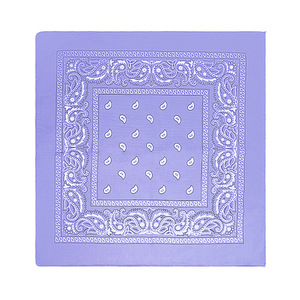 Lot de 12 bandanas promotionnels en polyester 100 % motif cachemire, disponibles en 23 couleurs - Product Image 5