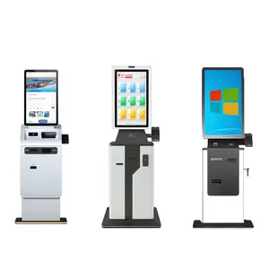Macchina per il pagamento in contanti completamente automatizzata chiosco touch ticket kiosk macchina per la coda macchina per chioschi di pagamento self-service