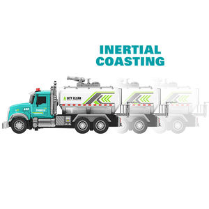 WYL nuevo producto niños otro vehículo de juguete 1/10 inercia ingeniería camión juguetes gran tamaño fricción agua pulverizada camión juguete con spray - Product Image 6