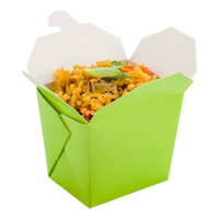 Boîte en papier personnalisée Boîte d'emballage pour salade de fruits en papier de plusieurs couleurs de qualité fast food pour nouilles déjeuner