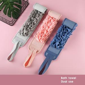 Vente en gros 2-en-1 bande de douche bain fleur puissance dos frotter boue pull-back serviette de bain pour le ménage - Product Image 1