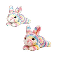 Peluche Lapin Chauffante et Refroidissante avec Coussin Chauffant Amovible pour Apaiser et Détendre, Jouets en Peluche Micro-ondables Doux