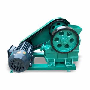 Concasseur à mâchoires, design compact, capacité 10t/h, utilisation en laboratoire, couleur verte, moteur AC - Product Image 3