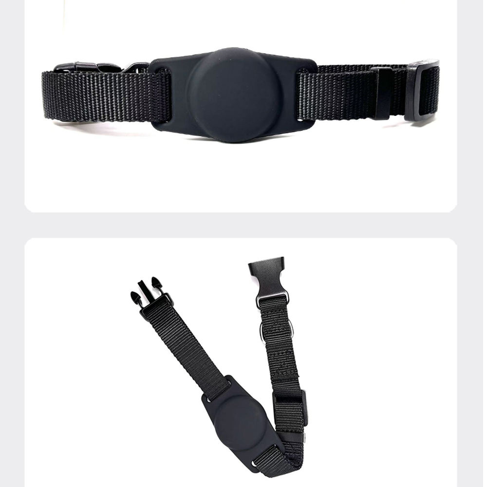 Black(Pet Tracker + Pet Collar)