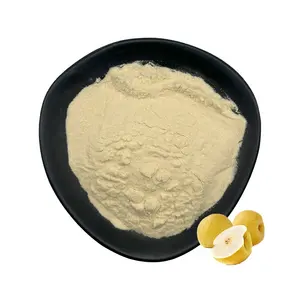 Suministro de fábrica 100% polvo de jugo de pera puro polvo de concentrado de jugo de pera de grado alimenticio polvo de fruta de pera