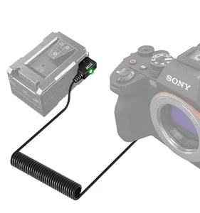 Zitay D-Tap để NP-FZ100 Dummy Pin cuộn dây cáp điện Adapter Tương thích cho Sony Alpha 1 Alpha a7iii A7R III A9 A7R IV