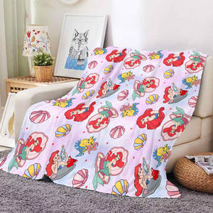 Moins cher en gros de haute qualité dessin animé princesse bébé fille jeter couverture petit quantité minimale de commande personnalisé polaire flanelle couvertures - Product Image 4