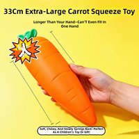 Jouet Squishy en TPR en forme de carotte, grand, doux, anti-stress, à remontée lente, sensoriel, mignon, pour enfants, vente en gros