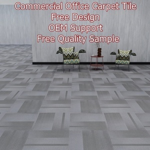 Dalles de moquette de salle de conférence carrées en polyamide 100 % résistantes à l'usure, nouveau design commercial, série <span class=keywords><strong>J</strong></span> Shanghai Hangju Archer - Product Image 2