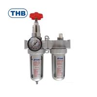 Séparateur d'air et d'huile en aluminium haute pression, filtre, régulateur, lubrificateur STANDARD MODULAR FRL (F+R+L) COMBO C89 pour