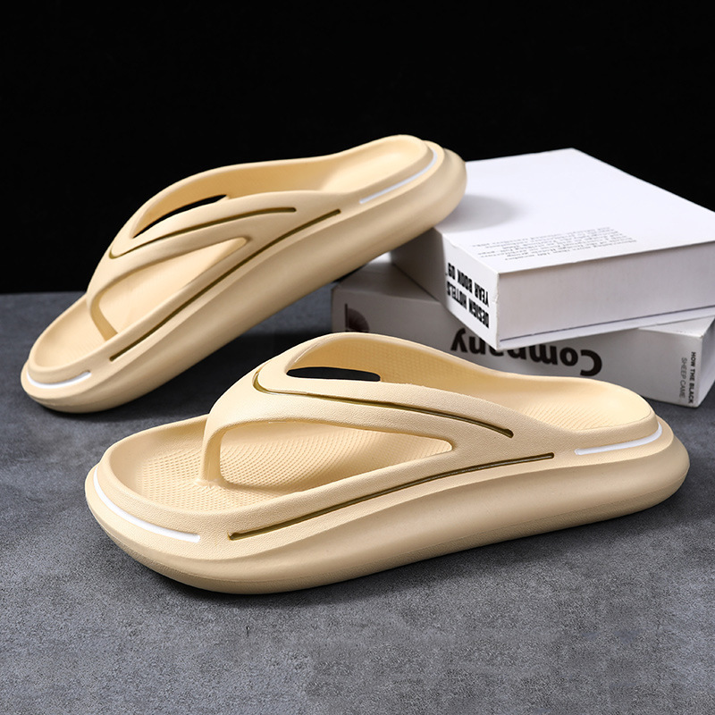 Men Filp Flops Thick Sole EVA Anti-slip Slippers Outdoor Casual Beach Sandals