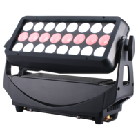 Projecteur LED extérieur 24x20W RGBW 4-en-1 en aluminium, indice de protection IP65, mode de contrôle DMX512 pour DJ, discothèque, concert, utilisation en extérieur