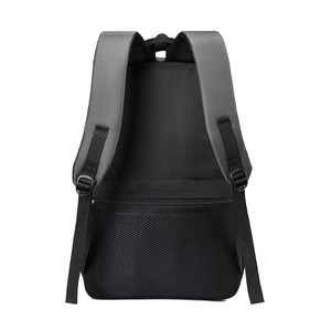 Laptop <b>Backpack</b> For Men Large Capacity Business Travel With Laptop Compartment Shoulder <b>Straps</b> Solid Color Black Blue Gray - Product Image 1