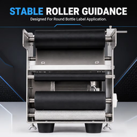 Nouvelle machine d'étiquetage électrique pour petites bouteilles en plastique et en verre, canettes, bouteilles MT50, machine d'étiquetage électrique pour bouteilles rondes, machine à coller des étiquettes en papier