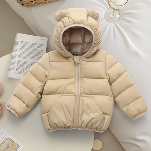 Ropa <span class=keywords><strong>Infantil</strong></span> de Comercio Exterior, Abrigo con Capucha para Otoño e Invierno, para Niños y Niñas Pequeños y Medianos, de Poliéster - Product Image 3