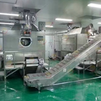 Grote Capaciteit Automatische Ijs Chocolade Snoep Coating Machine Voor Notenpinda