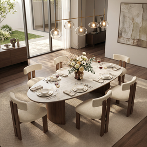 <span class=keywords><strong>Tavolo</strong></span> da Pranzo di Lusso con Lastra <span class=keywords><strong>in</strong></span> <span class=keywords><strong>Travertino</strong></span>. Base <span class=keywords><strong>in</strong></span> Legno Massello Color Noce. Disponibile <span class=keywords><strong>in</strong></span> Diverse Misure. - Product Image 2