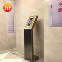 Système d'interphone vidéo IP multi-appartements JZ 12 avec écran couleur 7 pouces et support de montage pour maisons et appartements