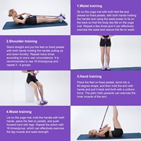 Máquina de Ejercicios Abdominales con Pedal para Piernas, Entrenador de Abdominales con 4 Tubos Antideslizantes, Banda de Resistencia para Ejercicios de Abdominales