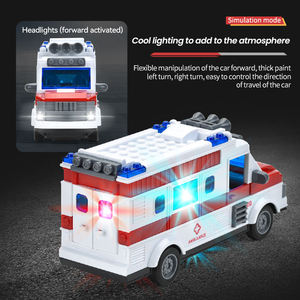 Oferta Especial: Autobús Escolar/Ambulancia RC de Simulación 1:30 con Luz, Modelo de Coche de Control Remoto de 4 Canales y 27Mhz, Regalo para Niños - Product Image 5