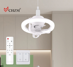 Điều khiển từ xa <span class=keywords><strong>LED</strong></span> di chuyển đầu fan hâm mộ ánh sáng e27rgb phòng ngủ tưởng tượng hương liệu mờ quạt trần ánh sáng - Product Image 4