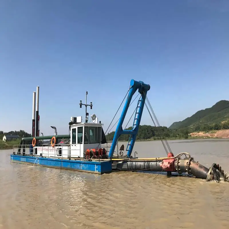 16 zoll (2000cbm/h) Saugbagger Schiff/Sand Ausbaggern Maschine verwendet in Fluss