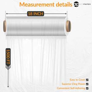 <b>Clear</b> High Gloss Reinforced Stretch <b>Wrap</b> Film for Filling Applications - Product Image 2