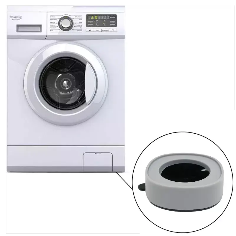 4 pieds carrés Anti-Vibration pour Machine à laver empêchent votre lave-linge et votre sèche-linge de marcher et réduisent le bruit