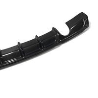 Diffuseur arrière en Fiber de carbone MP modifié pour BMW série 3 F30 F35 Sport Spoiler séparateur bilatéral simple sortie bilatéral Double sortie