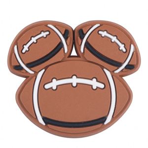 Nouvel Arrivage Breloques de Chaussures en PVC Souple Tendance, <span class=keywords><strong>Accessoires</strong></span> pour Sabots, Breloques de Chaussures de Football Cartoon pour Sabots, Breloques pour Chaussures de Sport, Vente en Gros - Product Image 5