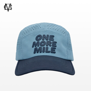 Casquette Snapback à lettres en relief contrastées, respirante, séchage rapide, 5 panneaux, pour le sport, la course à pied et les activités de plein air - Product Image 2