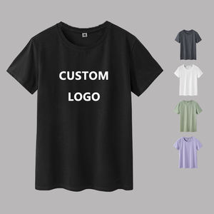 เสื้อยืดผ้าฝ้ายทรงพอดีตัวสำหรับผู้หญิงเสื้อยืดฮิปฮอปสำหรับผู้ชายและผู้หญิงทรงปกติพิมพ์ลายได้ตามต้องการฤดูร้อน - Product Image 1