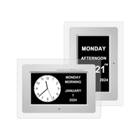 Hoch auflösender digitaler 7-Zoll-Acryl-Fotorahmen Musik-und Video wiedergabe Modernes Design Medikamenten erinnerung Demenz uhr
