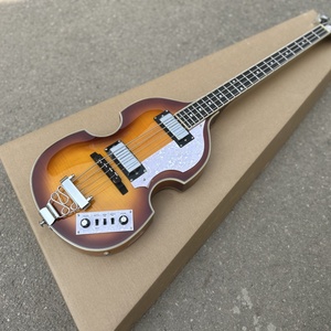 Bajo Eléctrico Profesional <span class=keywords><strong>Gote</strong></span>, Madera Contrachapada de Arce Flameado, Pastillas H-H, 4 Cuerdas, 770 mm, 22F GTBS-11 - Product Image 4