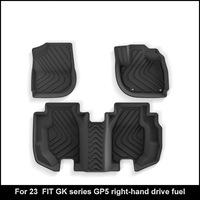 Tapis de sol en TPE imperméables sur mesure pour Honda Fit GK Series GP5 2023, tapis de voiture sur mesure toutes saisons