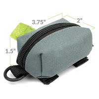 Soporte personalizado para bolsa de excrementos de perro grande para mascotas con dispensador y accesorio de correa para perro gancho de Clip de Metal