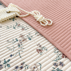 Cross-border New Arrival Instagram-style Soft Cozy Pure Cotton <strong>Bed</strong> Cover Quilted Lining Single-piece Sheet Extra-large Size - Product Image 3